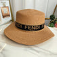 Fendi Beach Sun Bonnet Straw Hat ITEM NO.: CS-HT004