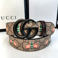 Fashionable Gucci Bee Print GG Buckle Leather Belt   ITEM NO.: CS-BT041