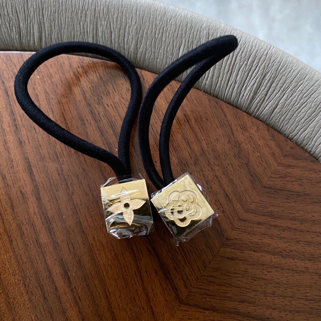 Gorgeous LV & Chanel Hair Ties  ITEM NO.: HF-HD035