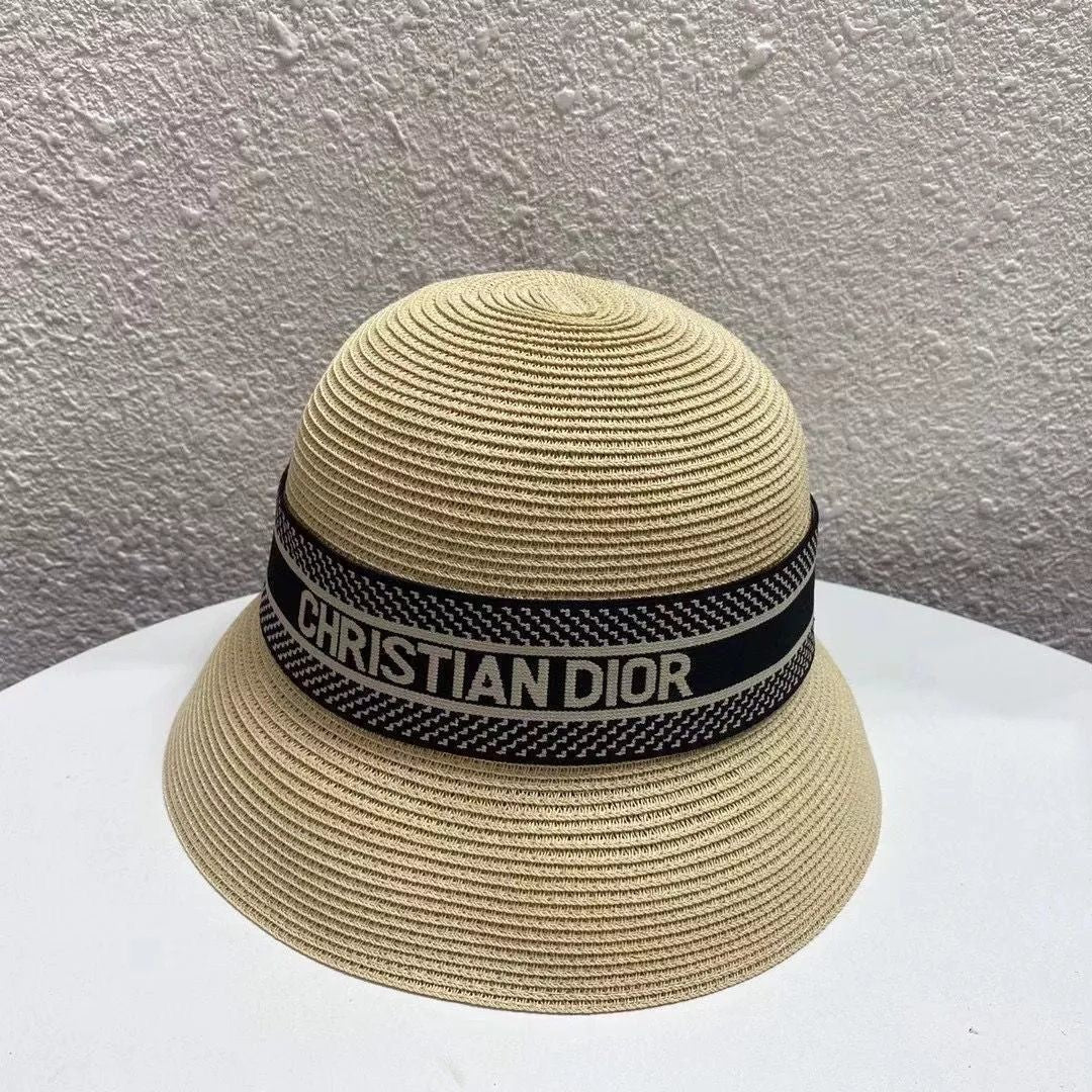 Christian Dior Bucket Straw Hat ITEM NO. : CS-HT002