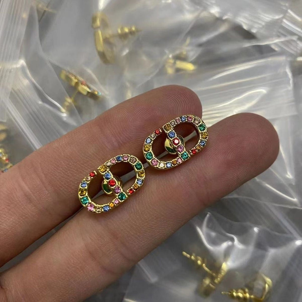 Four Different Styles Christian Dior CD Earrings & Ear Studs   ITEM NO.: HF-JL005