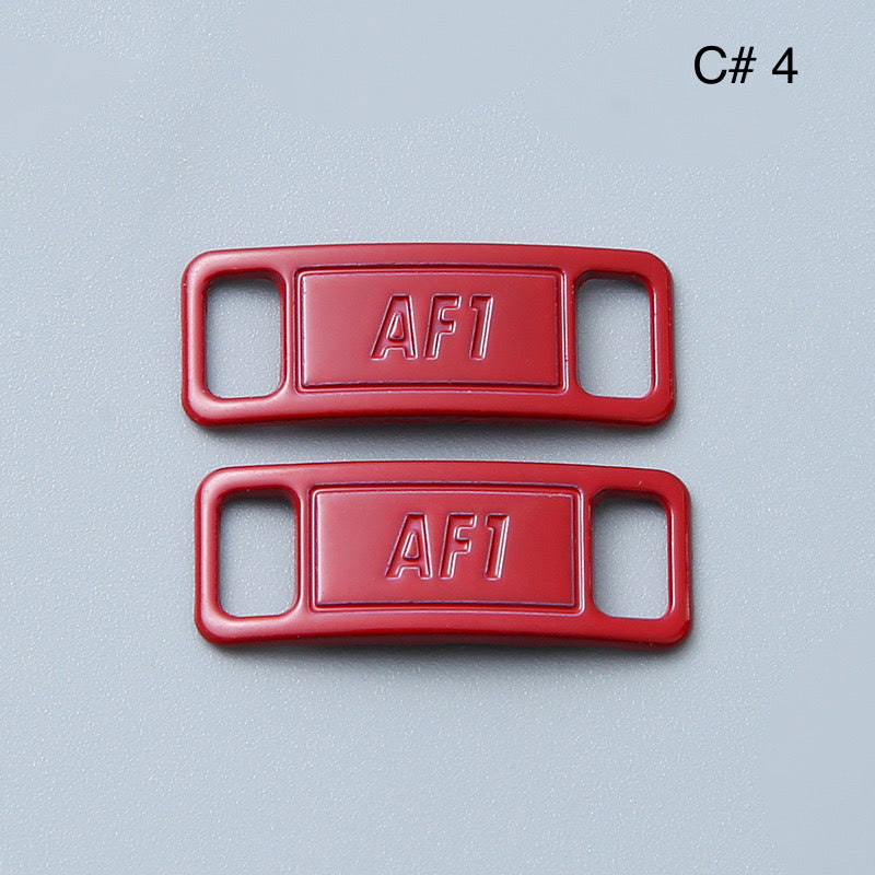 Colorful Decorative AF1 Sneaker Buckles for Custom Shoe Makers Item NO.: ACC-002