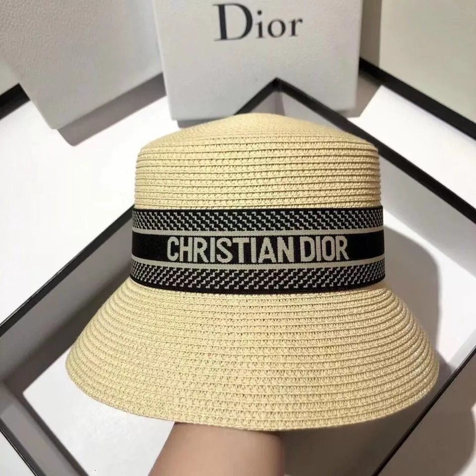 Christian Dior Fisherman Starw Hat ITEM NO. : CS-HT006