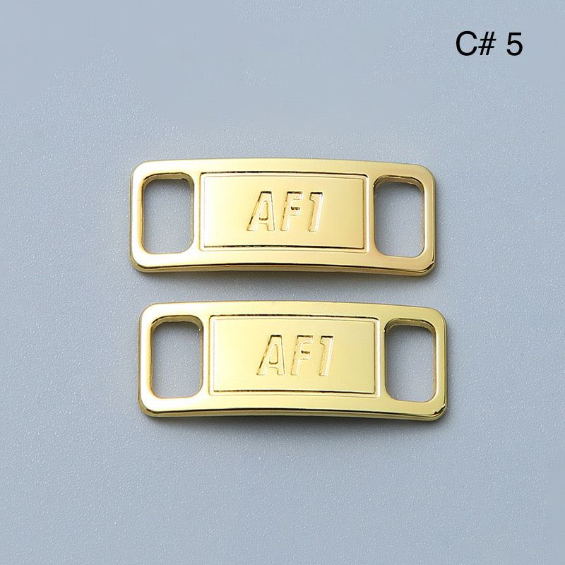 Colorful Decorative AF1 Sneaker Buckles for Custom Shoe Makers Item NO.: ACC-002