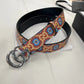 Fancy Design Gucci GG Print Buckle Leather Belt   ITEM NO.: CS-BT023