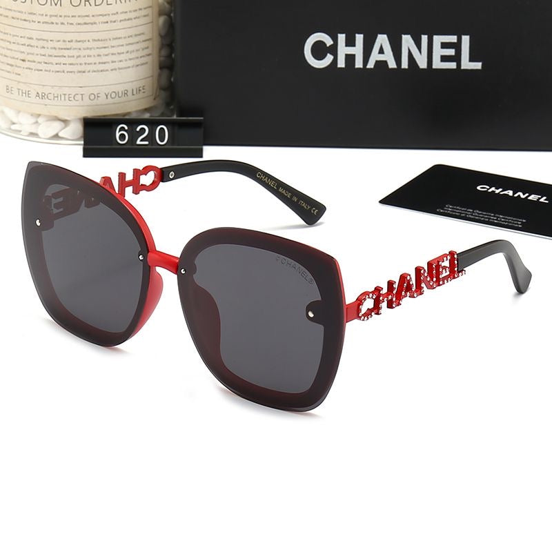 Rhinestone Chanel Sunglasses  ITEM NO.: HF-SG028