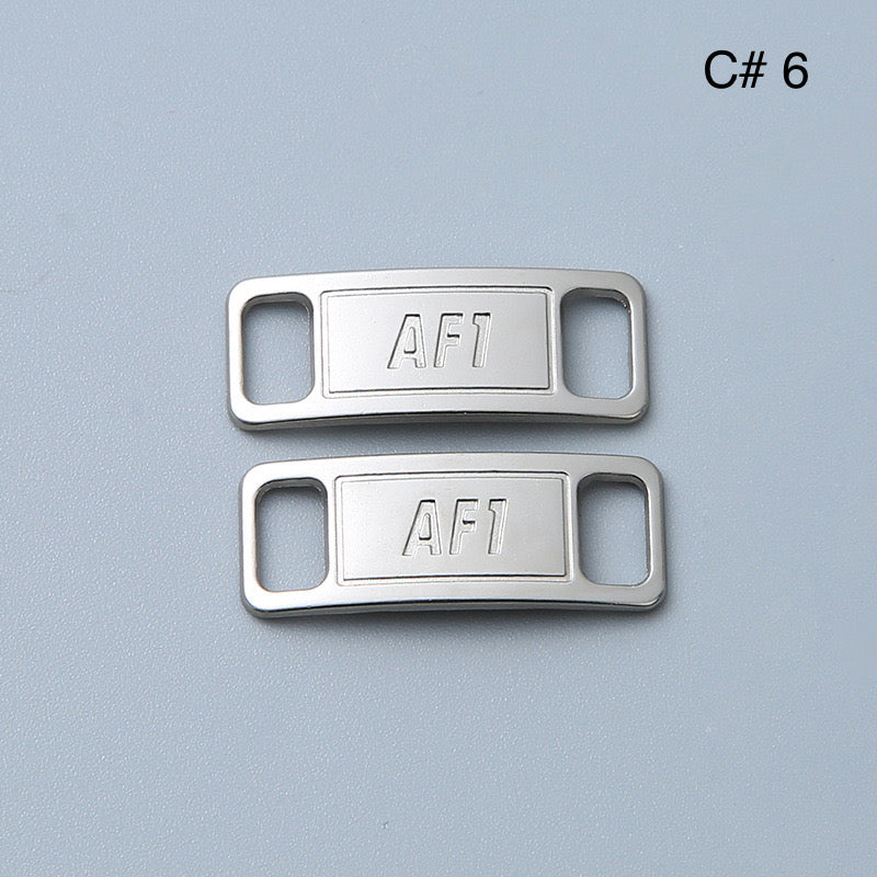 Colorful Decorative AF1 Sneaker Buckles for Custom Shoe Makers Item NO.: ACC-002