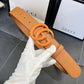 High Quality Simple Delicate Gucci GG Buckle Leather Belt    ITEM NO.: HF-BT051