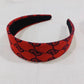 Rainbow Colors Gucci GG Jacquard Hair Headbands  ITEM NO.: HF-HD039