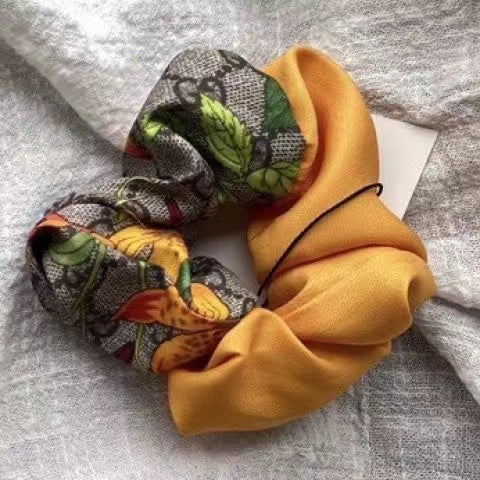 Gucci Floral Print Headband & Scrunchy Pair ITEM NO.: HF-HD012