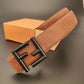 Selected Quality Simple Fendi FF Buckle Leather Belt    ITEM NO.: CS-BT031