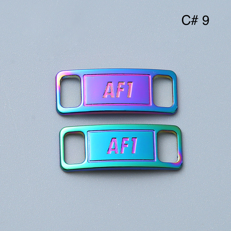 Colorful Decorative AF1 Sneaker Buckles for Custom Shoe Makers Item NO.: ACC-002