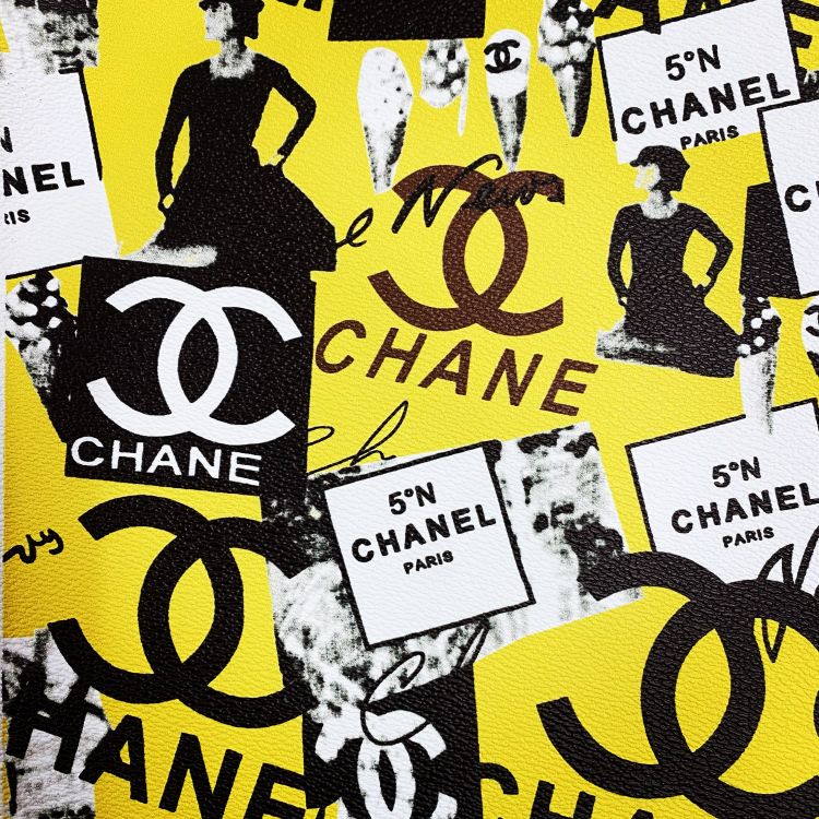 Premium Quality Chanel Leather Design Pattern NO. : CC-053 β Hype Fabrix