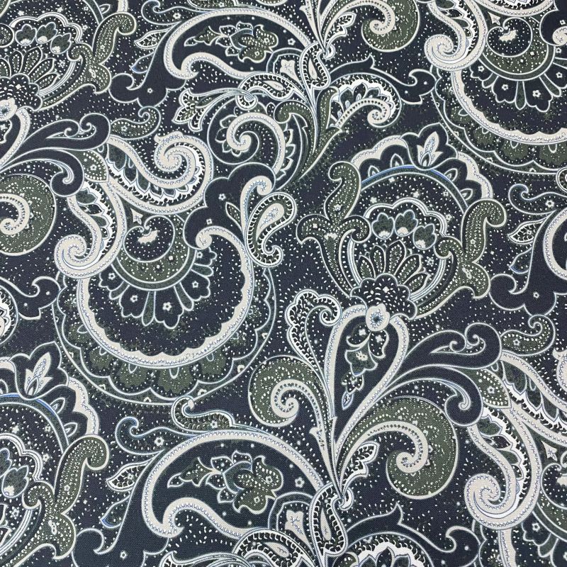 Charms Decorative Custom Craft Mutiple Paisley Print Fabric Pattern NO.: CF-067