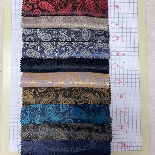Charms Decorative Custom Craft Paisley Design Jacquard Fabric Pattern NO.: CF-068