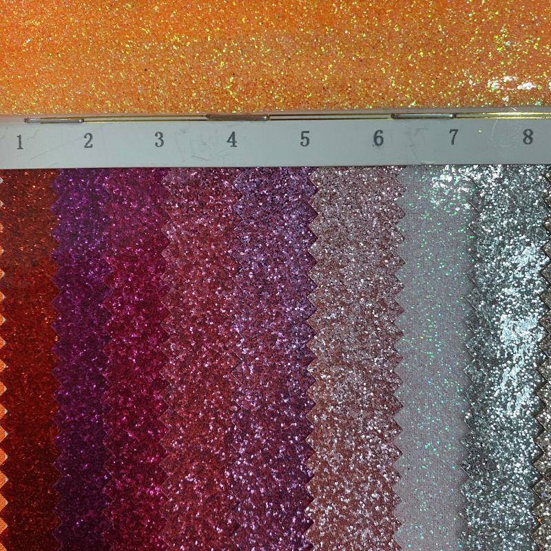 Charms Decorative Custom Craft Colorful Glitter Leather Pattern NO.: CF-065