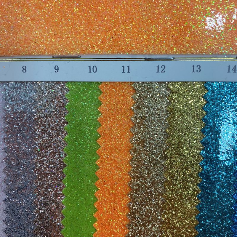 Charms Decorative Custom Craft Colorful Glitter Leather Pattern NO.: CF-065