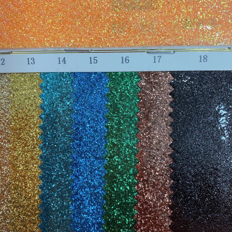 Charms Decorative Custom Craft Colorful Glitter Leather Pattern NO.: CF-065