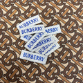 Blue Burberry Label Tags Item NO.: ACC-050