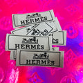 White Hermes Label Tags Item NO.: ACC-061