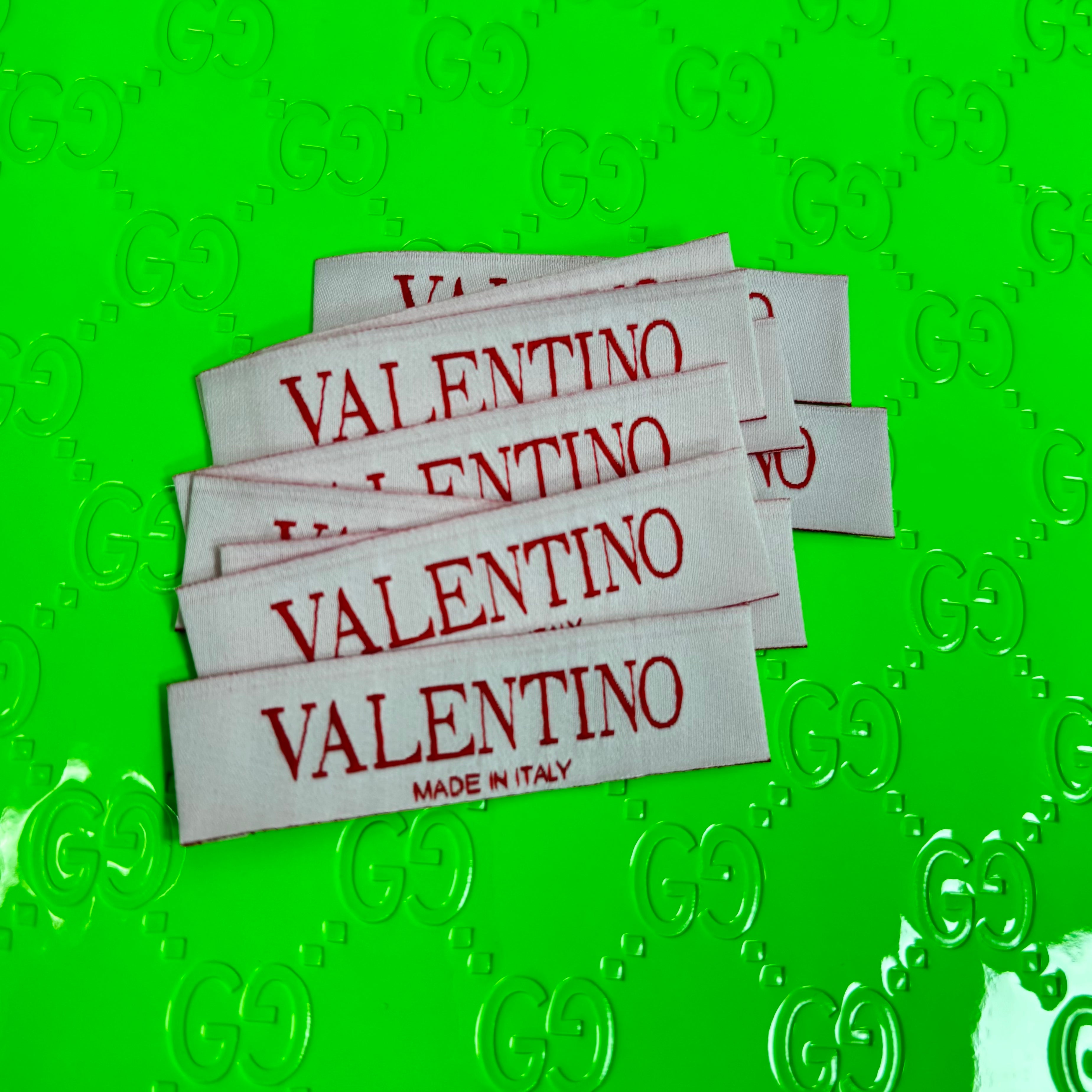 Valentino Label Tags Item NO.: ACC-057