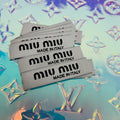 Miu Miu Label Tags Item NO.: ACC-065