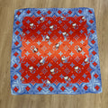 Custom LV printed silky functional scarf in collaborative design by talented designer  ITEM NO.: HF-SF063