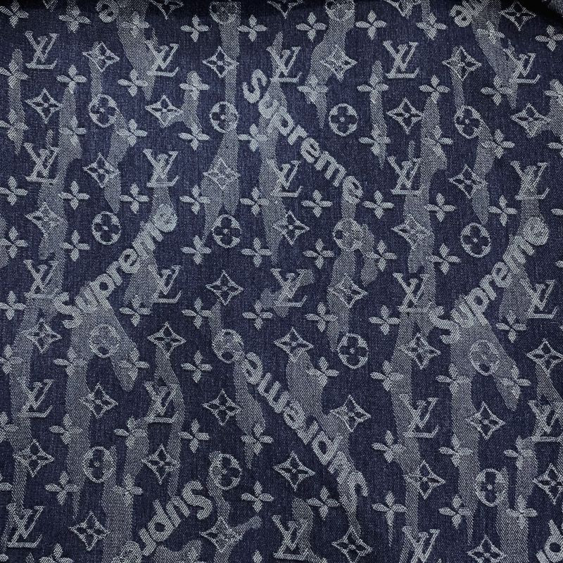 Daark Blue LV Supreme Denim Washed Fabrics Design NO.: LV-F137