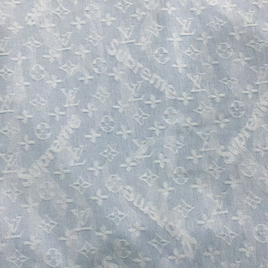 Light Blue LV Supreme Denim Washed Fabrics Design NO.: LV-F139