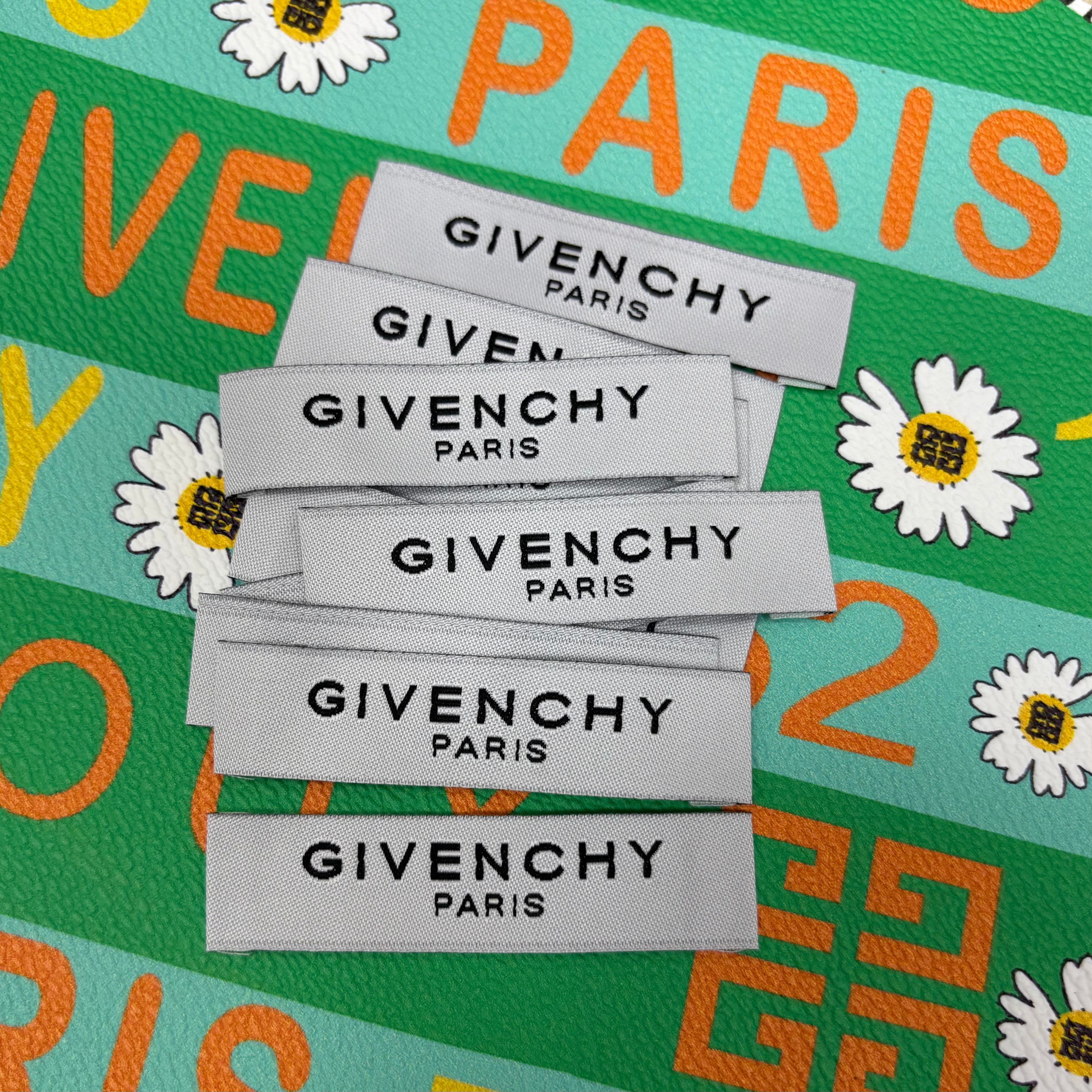 Givenchy Label Tags Item NO.: ACC-010