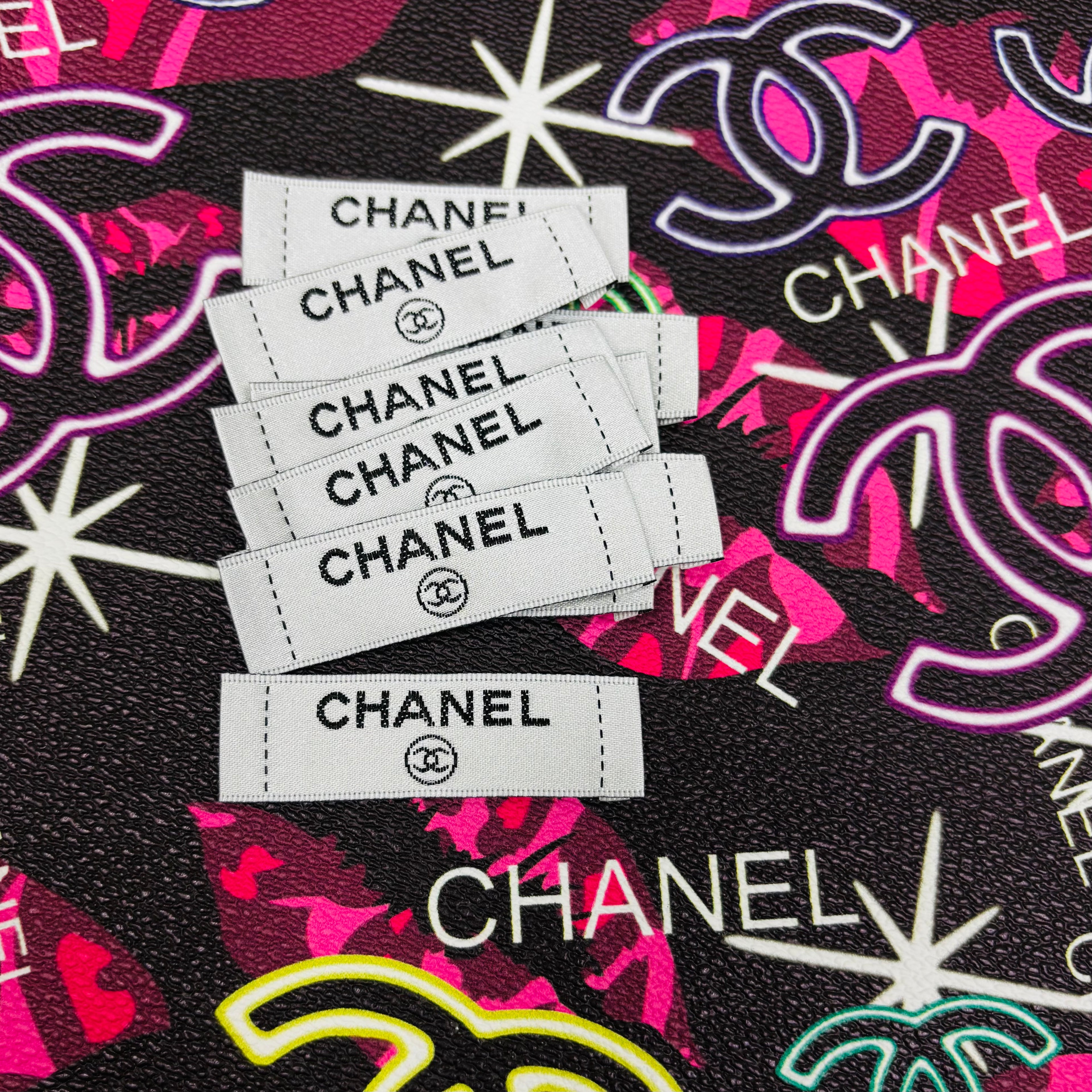 White Chanel Label Tags Item NO.: ACC-008