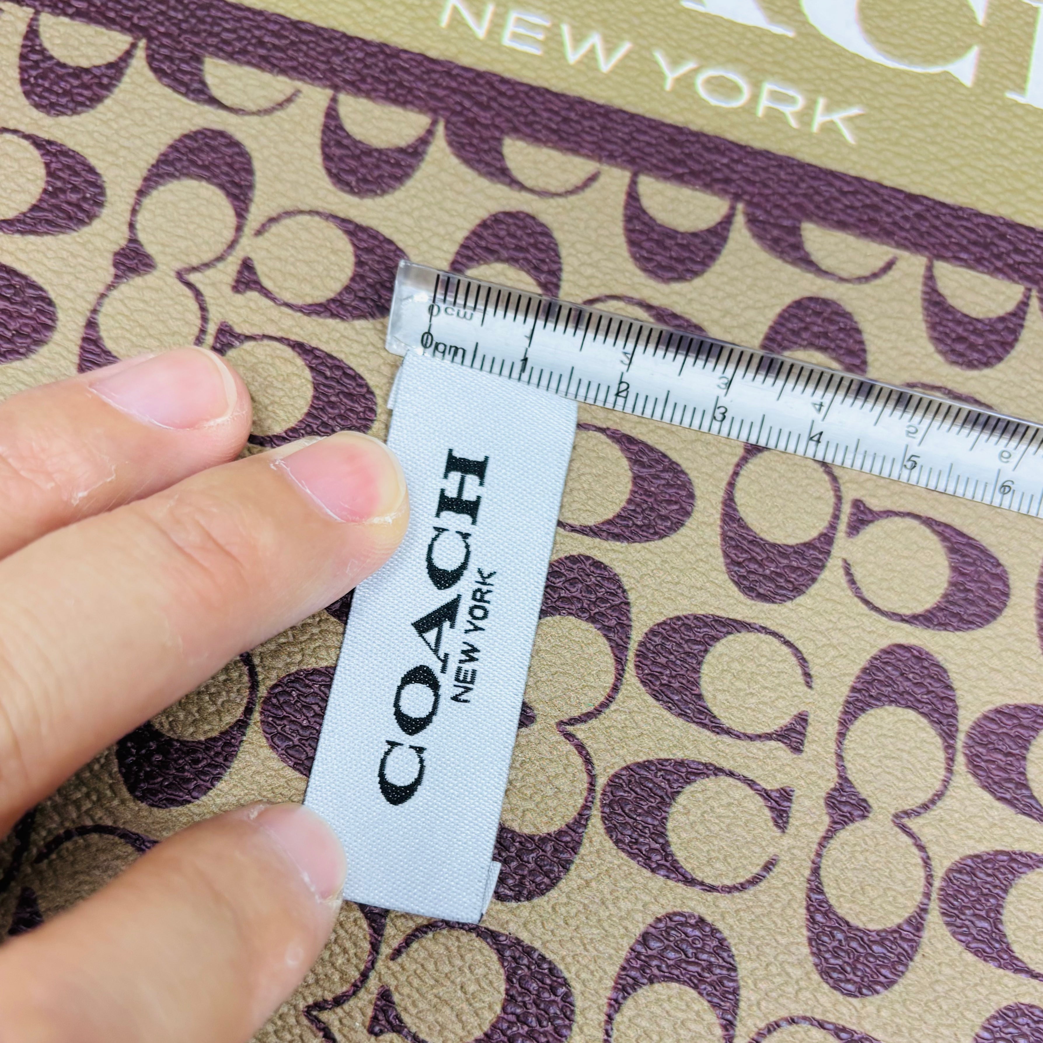 Coach Label Tags Item NO.: ACC-013