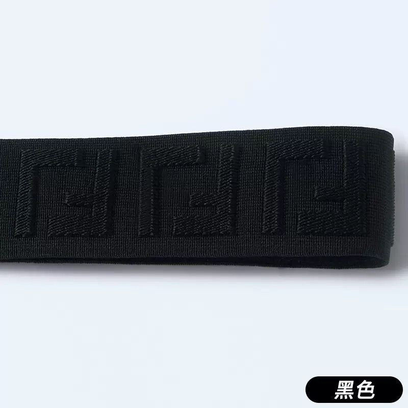 Multicolor Fendi Jacquard Embossed Effect Elastic Band Strap Wrap Item NO.: ACC-021