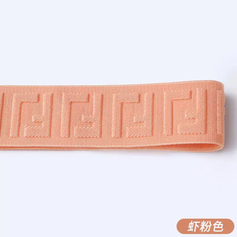 Multicolor Fendi Jacquard Embossed Effect Elastic Band Strap Wrap Item NO.: ACC-021