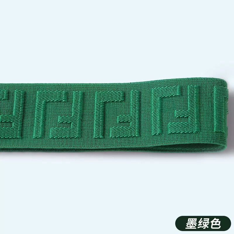 Multicolor Fendi Jacquard Embossed Effect Elastic Band Strap Wrap Item NO.: ACC-021