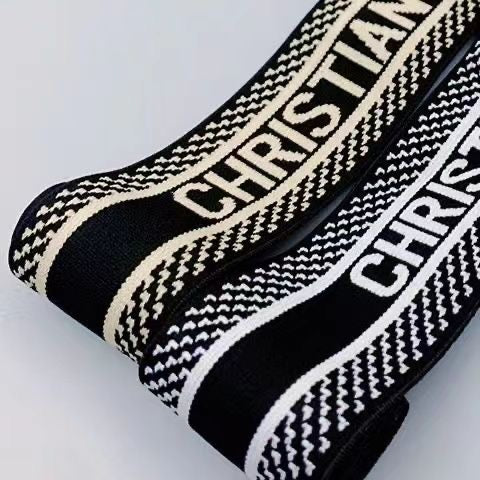 Classic Christian Dior Jacquard Elastic Band Strap Wrap Item NO.: ACC-022