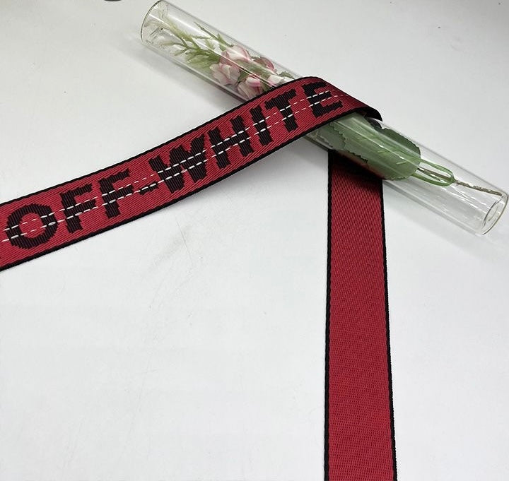 Multicolor Off-White Jacquard Woven Wrap Band Strape Tape Item NO.: ACC-025