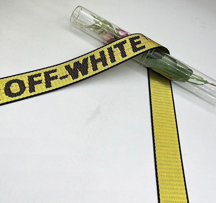 Multicolor Off-White Jacquard Woven Wrap Band Strape Tape Item NO.: ACC-025