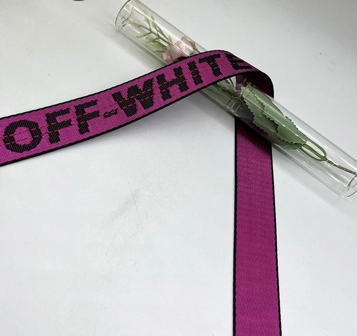 Multicolor Off-White Jacquard Woven Wrap Band Strape Tape Item NO.: ACC-025