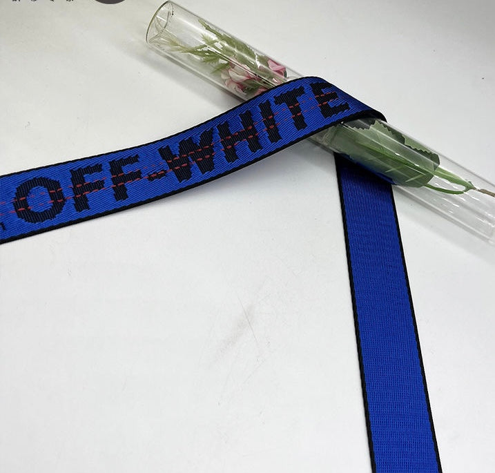 Multicolor Off-White Jacquard Woven Wrap Band Strape Tape Item NO.: ACC-025