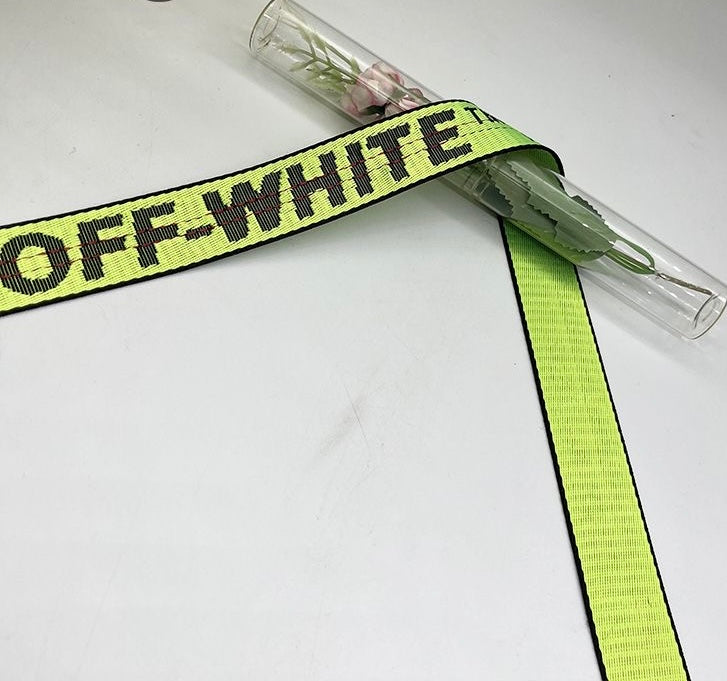 Multicolor Off-White Jacquard Woven Wrap Band Strape Tape Item NO.: ACC-025