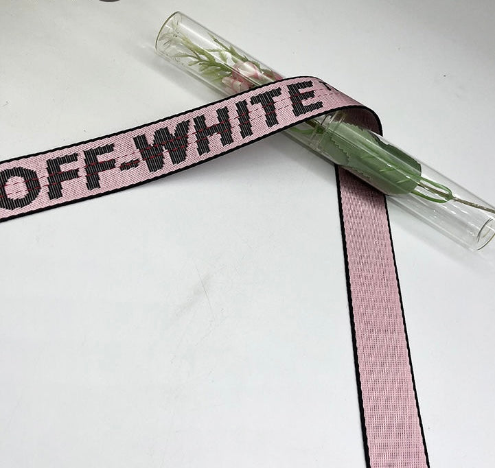 Multicolor Off-White Jacquard Woven Wrap Band Strape Tape Item NO.: ACC-025
