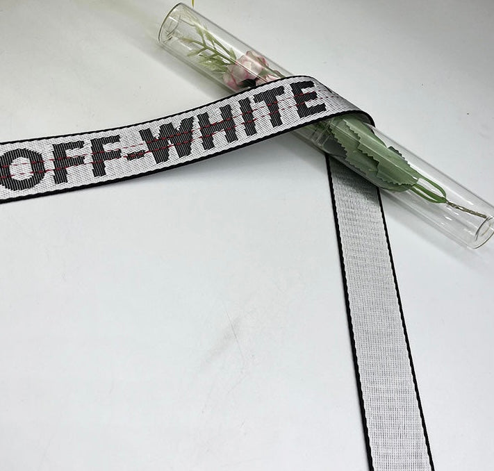 Multicolor Off-White Jacquard Woven Wrap Band Strape Tape Item NO.: ACC-025