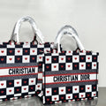 Christian Dior Jacquard Shoulder Bag Handbag Tote Shopping Bag Item NO.: HF-BG001