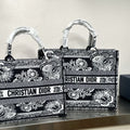 Christian Dior Jacquard Shoulder Bag Handbag Tote Shopping Bag Item NO.: HF-BG024