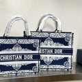 Christian Dior Jacquard Shoulder Bag Handbag Tote Shopping Bag Item NO.: HF-BG021