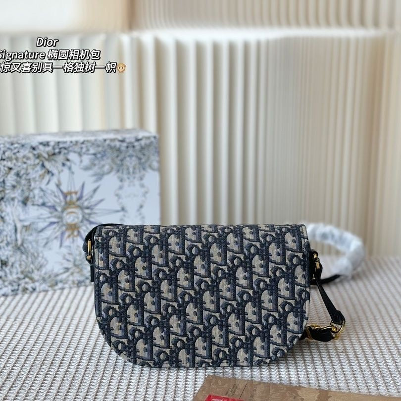 Classic Christian Dior Monogram Retro Canvas Clutch Embroidered Jacquard Small Underarm Single Shoulder Crossbody Saddle Bag Item NO.: HF-BG044