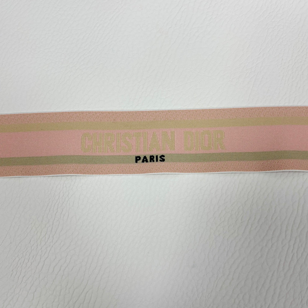 Cream Color Christian Dior Jacquard Elastic Band Strap Wrap Item NO.: ACC-029