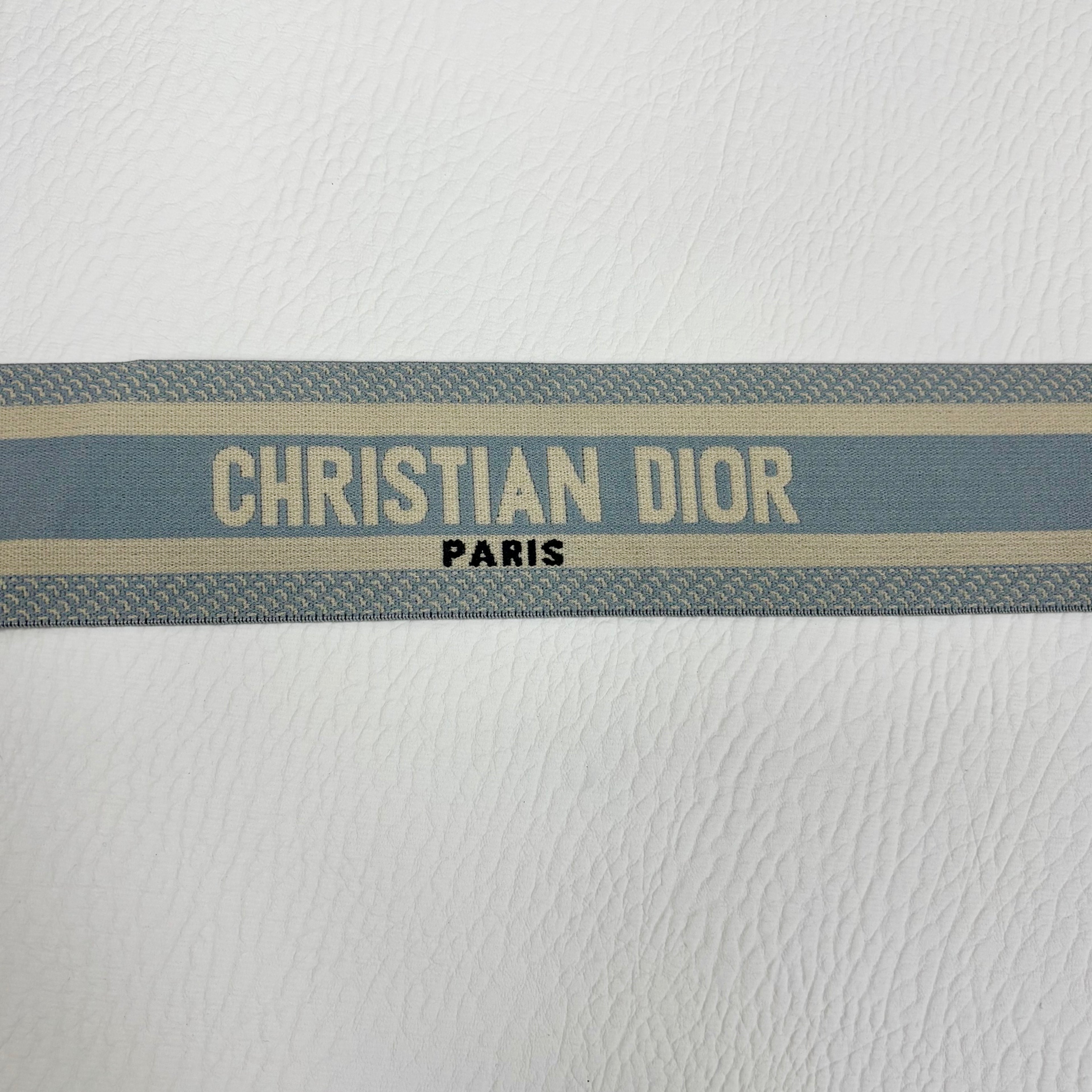 Cream Color Christian Dior Jacquard Elastic Band Strap Wrap Item NO.: ACC-029