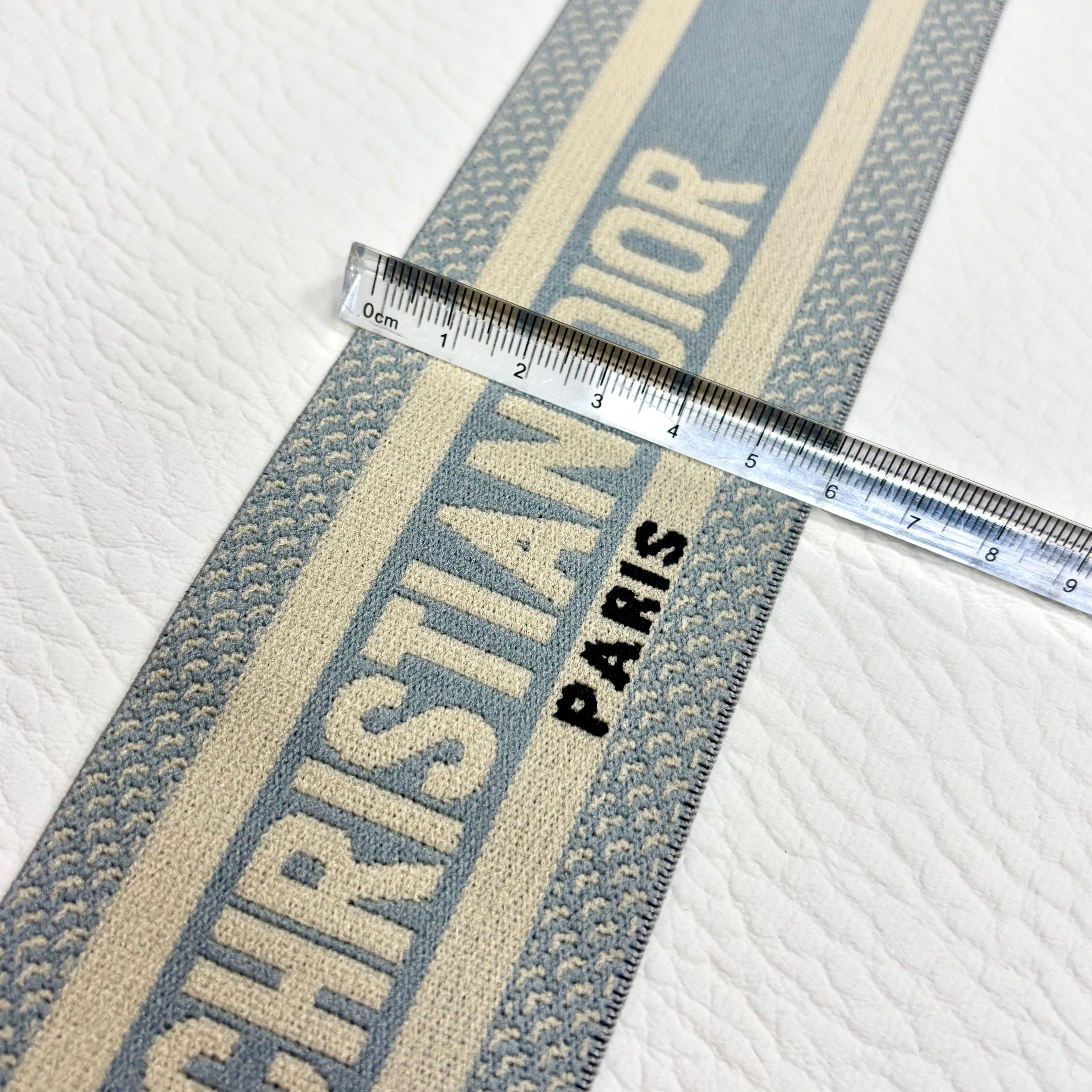 Cream Color Christian Dior Jacquard Elastic Band Strap Wrap Item NO.: ACC-029